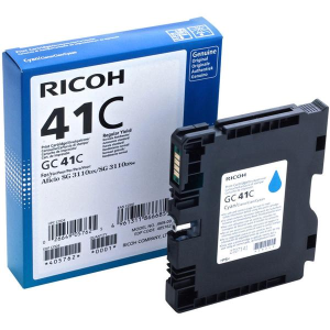 RICOH RHGC41C CARTUCCIA INKJET CIANO PER AFICIO SG3110DN-3110DNW